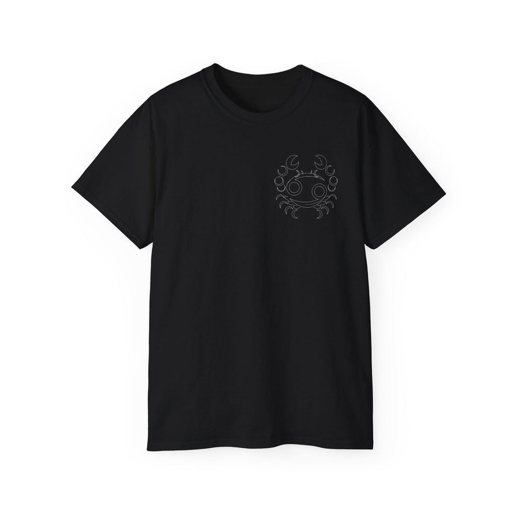 Cancer Zodiac Graphic Tee - Emotionally Buff Design - Astrology Gift Shirt