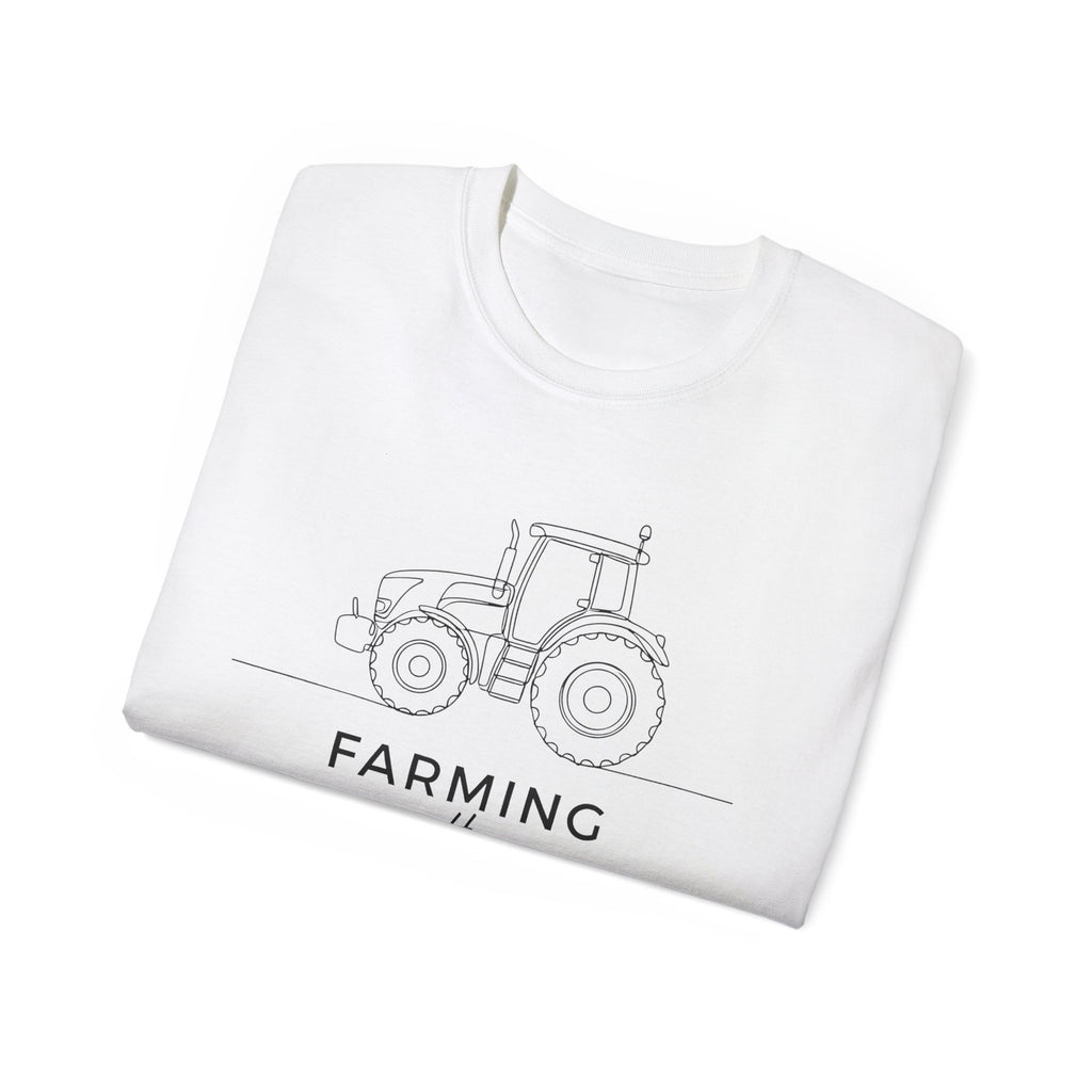 Farming Is My Therapy T-Shirt, Tractor Farmer Tee, Gift for Men and Women, Country Life