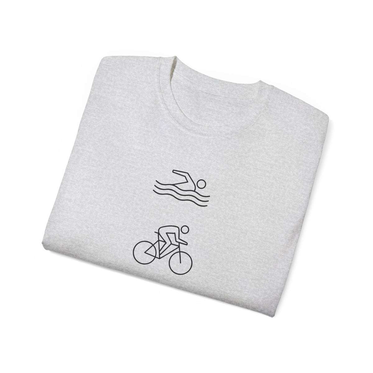 Swim Bike Run Triathlon Tee | Athletic Triathlon Training Shirt