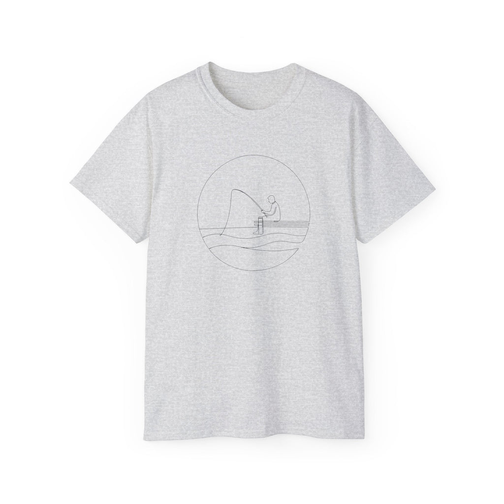 Fishing T-Shirt, Relaxing Fisherman Tee, Gift for Men and Women Outdoor Lovers