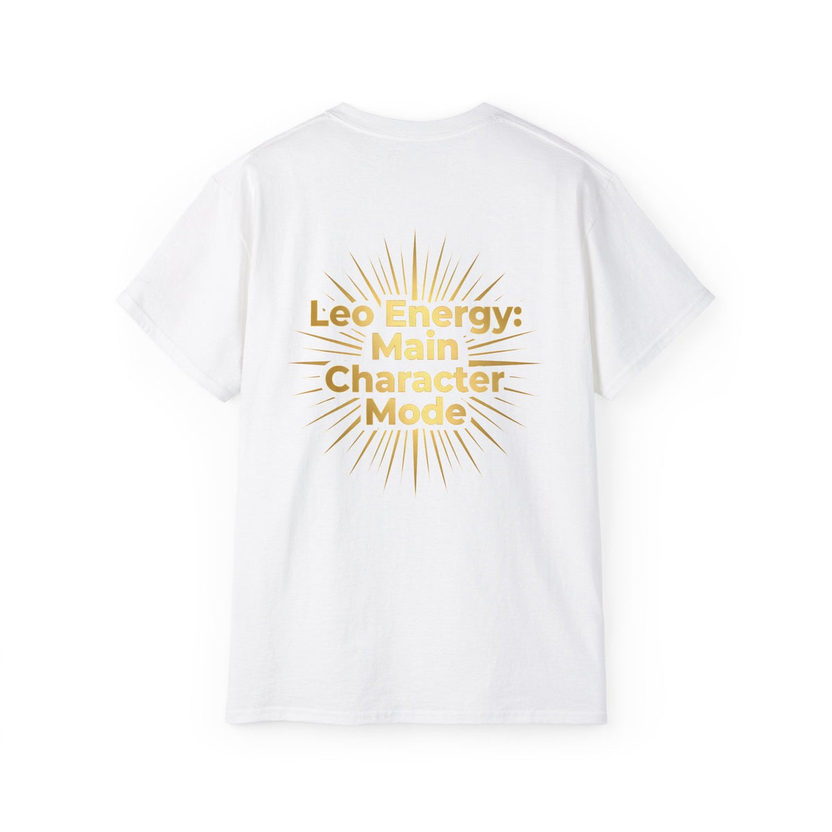Leo Zodiac Energy T-Shirt, Main Character Mode Tee, Astrology Gift for Leo
