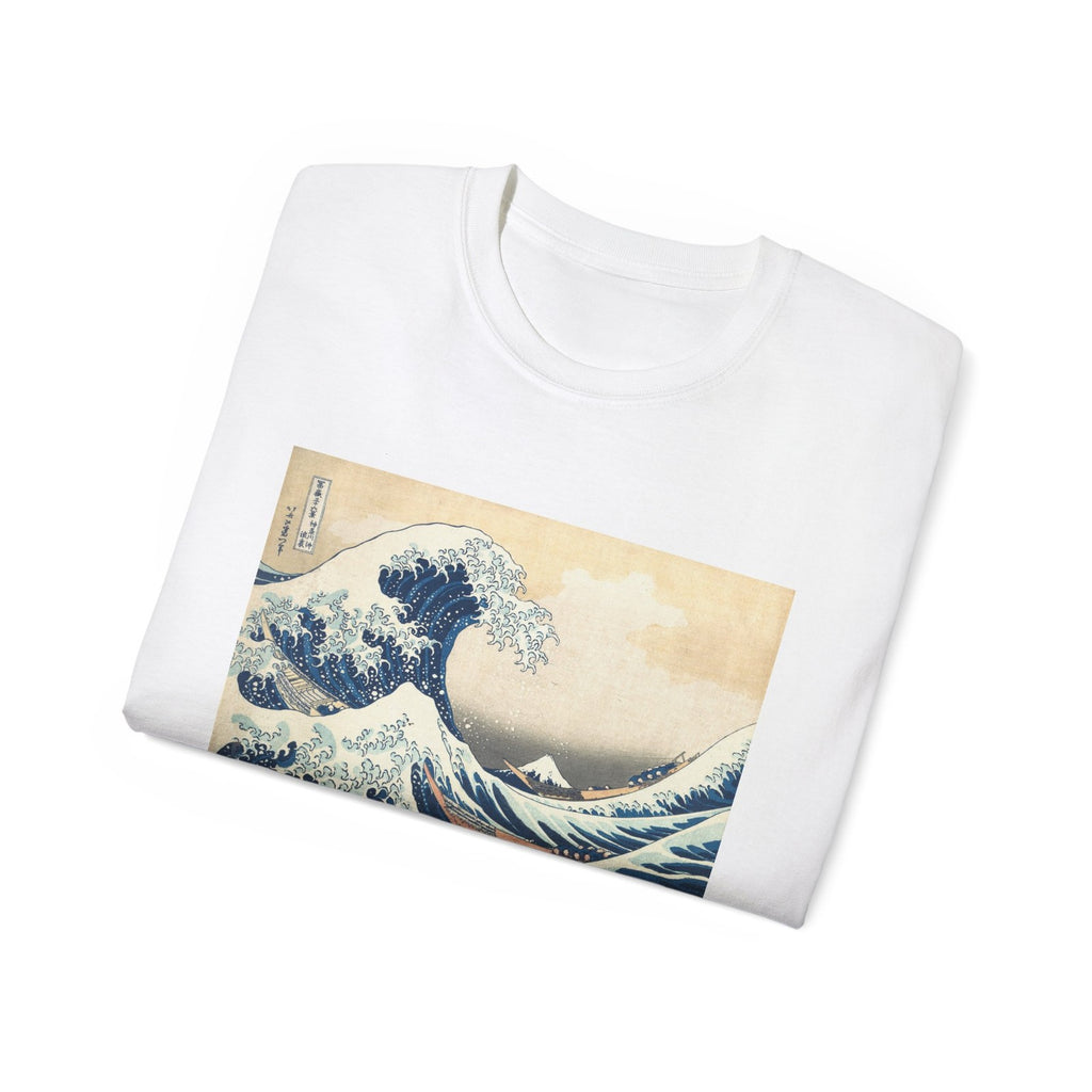 Great Wave off Kanagawa T-Shirt | Hokusai Wave Art Print Tee