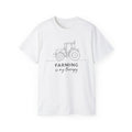 Farming Is My Therapy T-Shirt, Tractor Farmer Tee, Gift for Men and Women, Country Life