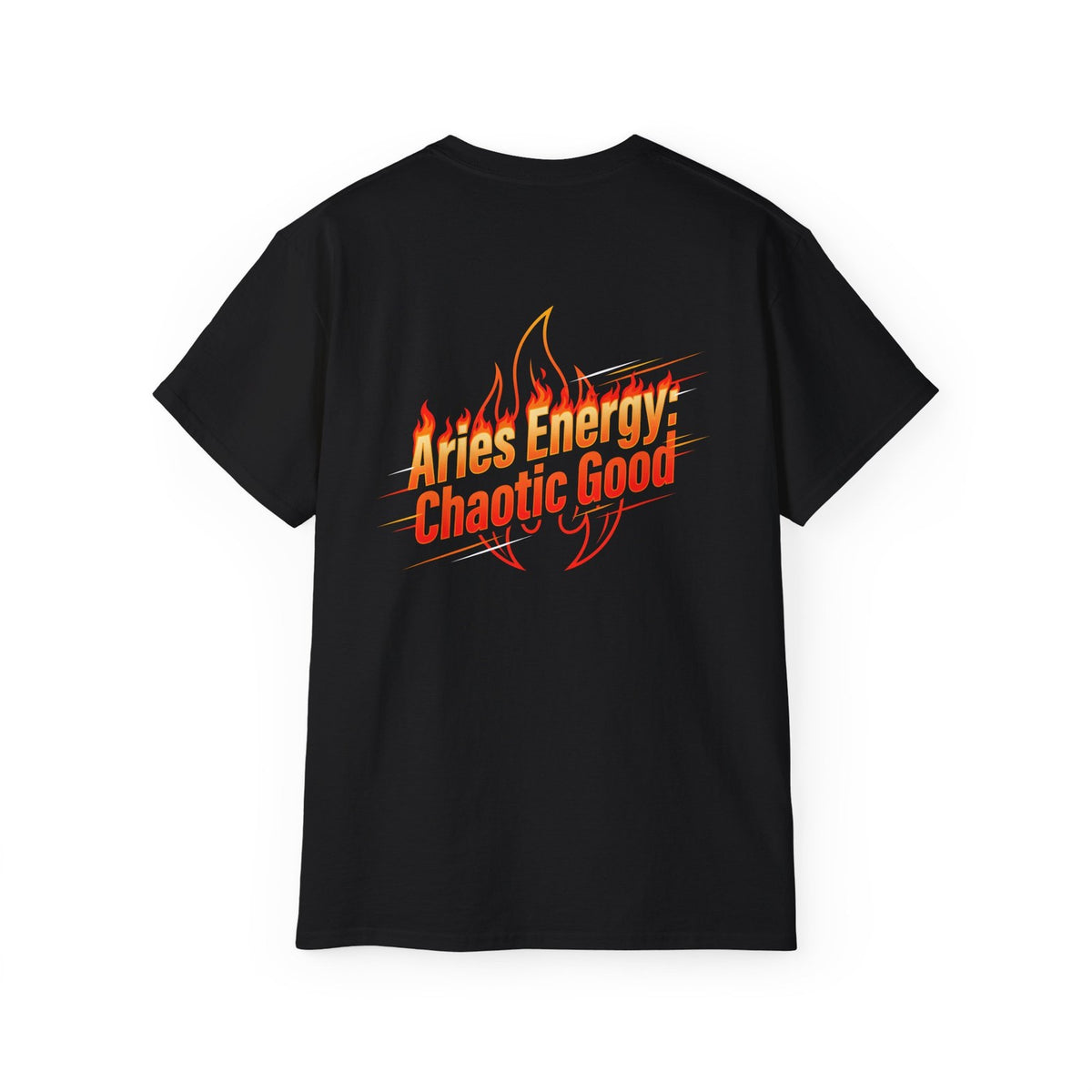 Aries Zodiac Energy T-Shirt - Chaotic Good Graphic Tee - Astrology Gift