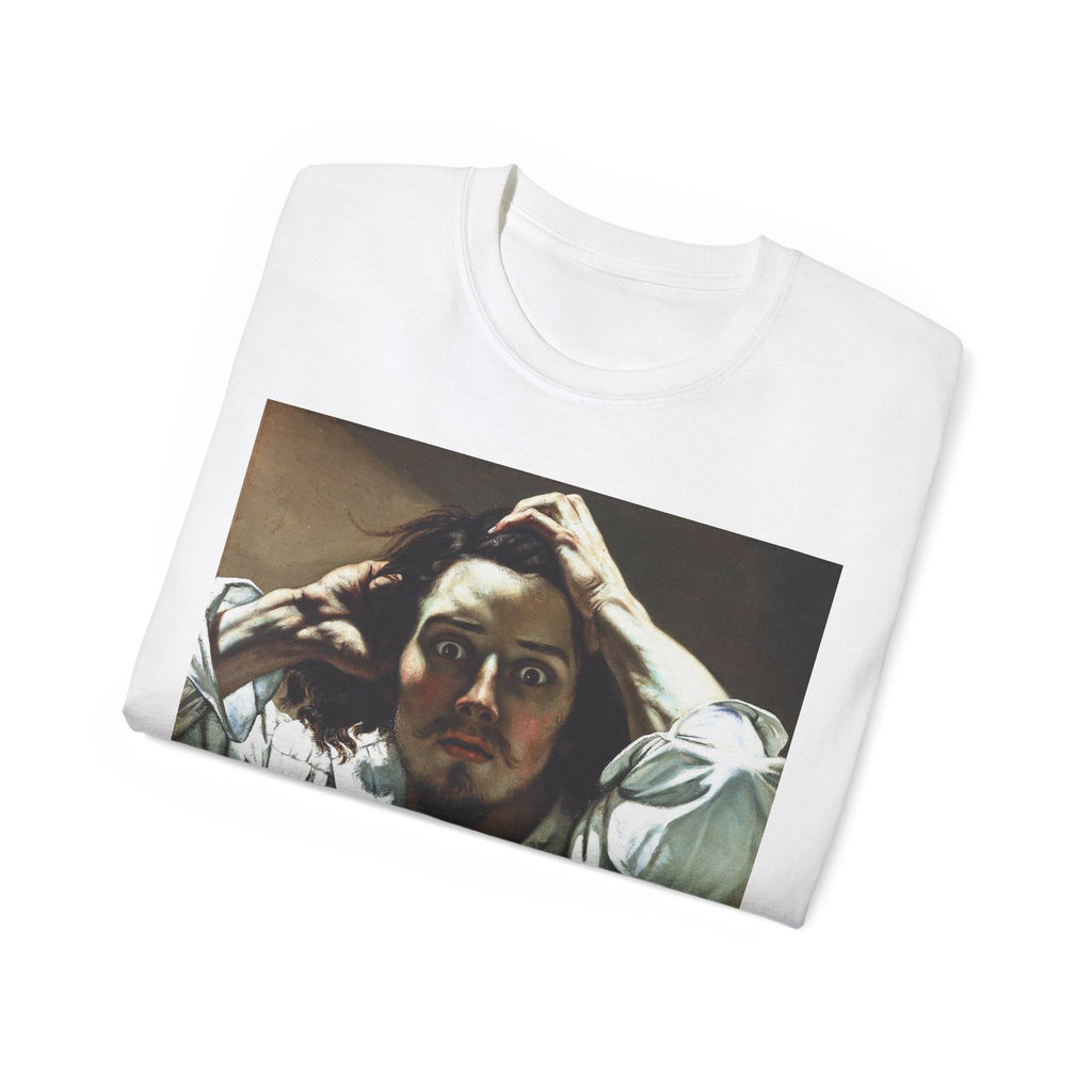 The Desperate Man Painting, Gustave Courbet T-Shirt, Art Tee