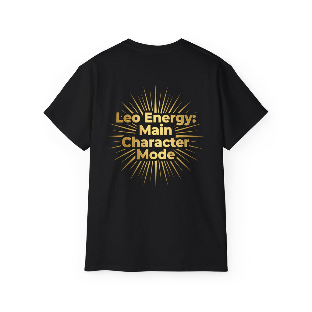 Leo Zodiac Energy T-Shirt, Main Character Mode Tee, Astrology Gift for Leo