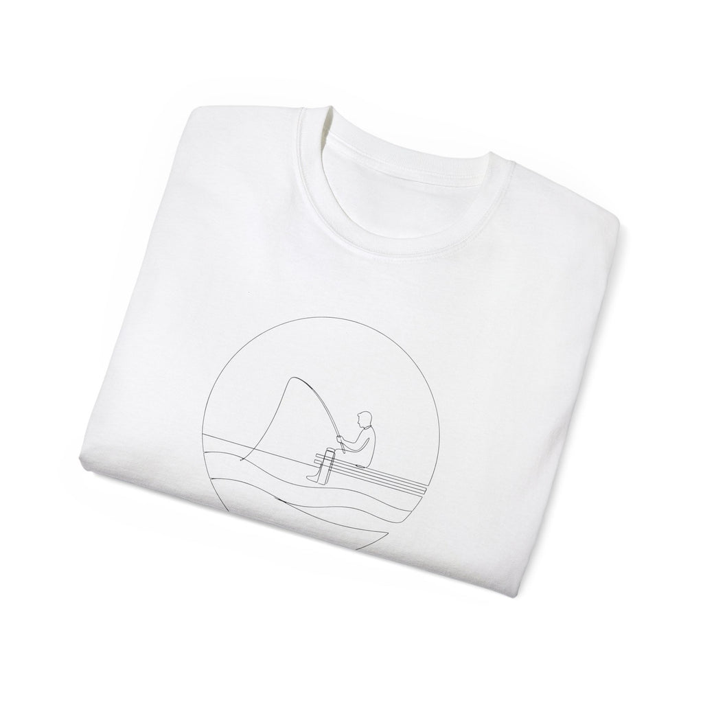 Fishing T-Shirt, Relaxing Fisherman Tee, Gift for Men and Women Outdoor Lovers
