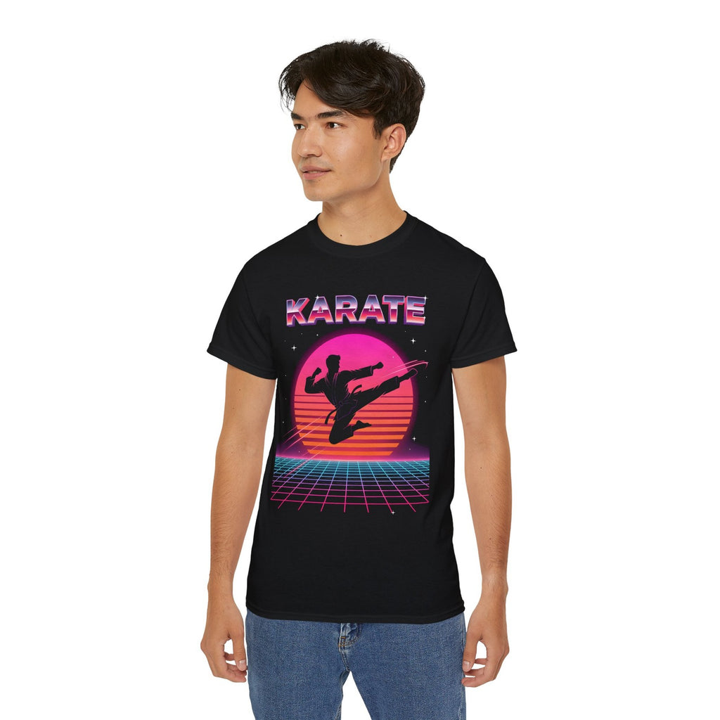 Retro Karate T-Shirt, 80s Japanese Martial Arts Tee, Gift for Men and Women, Dojo