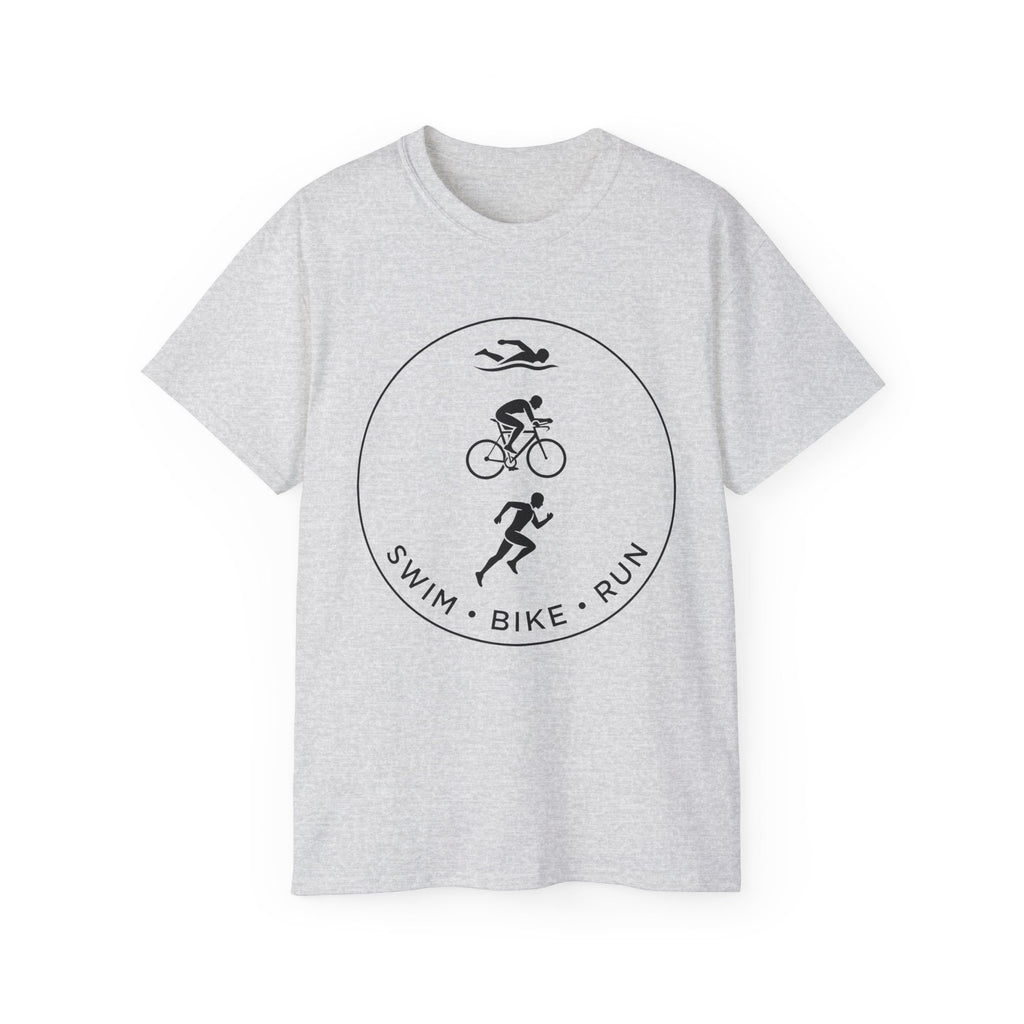 Swim Bike Run T-Shirt, Triathlon Athlete Tee, Gift for Men and Women Triathletes