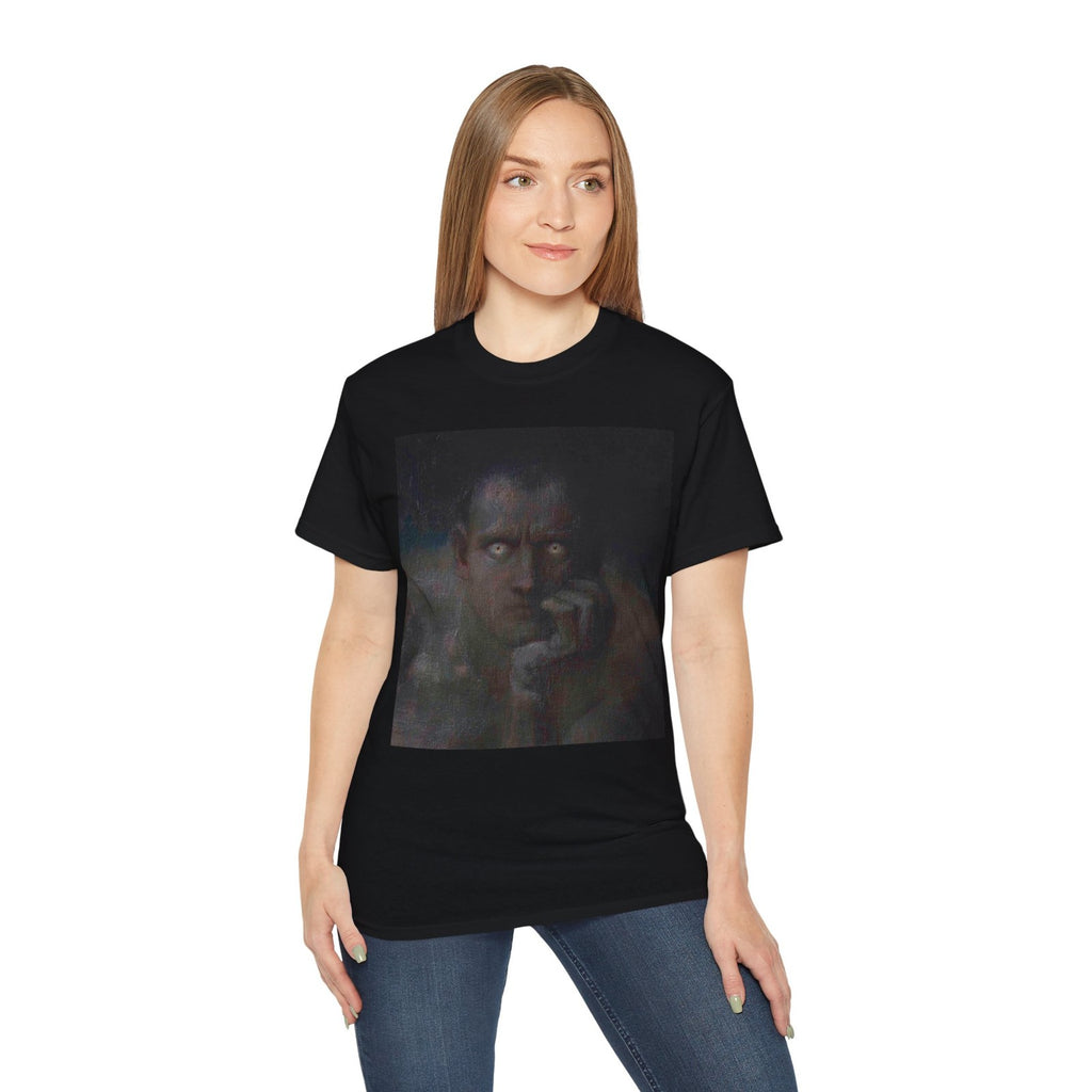 Lucifer T-Shirt | Von Stuck Painting, Dark Moody Art, Surreal Design
