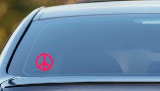 Peace Symbol Car sticker, Laptop decal, Gaming sticker