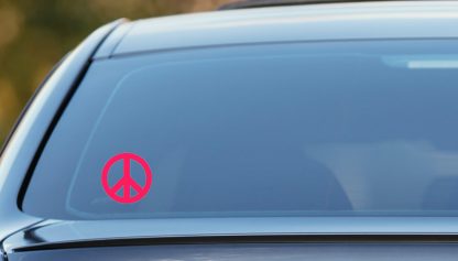 Peace Symbol Car sticker, Laptop decal, Gaming sticker