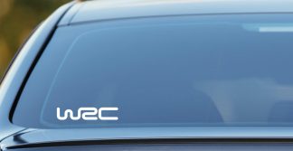 WRC logo vinyl decal for cars, laptops, motorbikes etc.