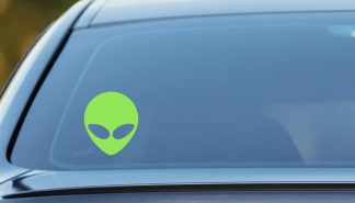 Alien sticker, x files, UFO, UAP, NHI, Area 51 decal