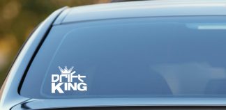 Drift King car sticker, drifting cars, street racing, street takeover, modified cars, vinyl decal