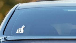 Funny Snail Sticker, motorhome, car vinyl decal