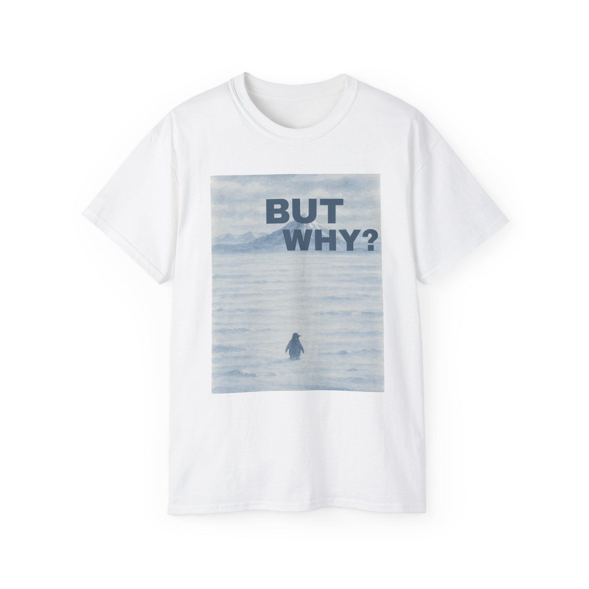 Nihilist Penguin T-Shirt in white